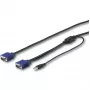 Kabel KVM USB StarTech.com 10 stóp (3 m) do konsol do montażu w szafie rack