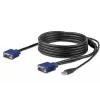 Kabel KVM USB StarTech.com 10 stóp (3 m) do konsol do montażu w szafie rack