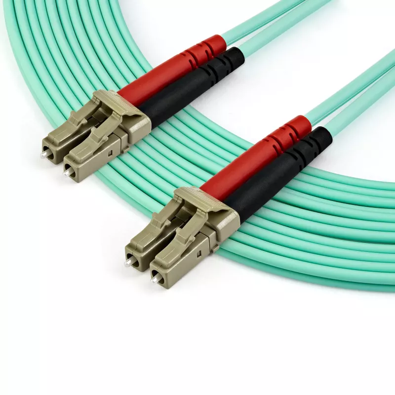StarTech.com 7m (22ft) LC/UPC na LC/UPC OM3 wielomodowy kabel światłowodowy, full duplex 50/125µm kabel zipcord, 100G, niska tłumienność wtrąceniowa, złącze światłowodowe LSZH