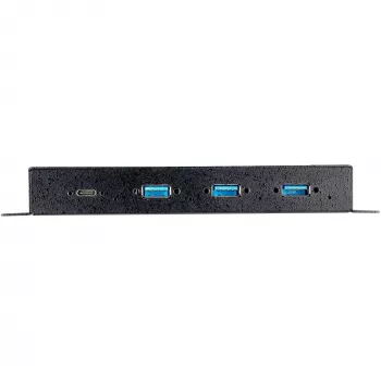 StarTech.com 4-portowy hub USB-C 10 Gb/s - metalowy przemysłowy hub USB typu C z 3xUSB-A i 1xUSB-C - ochrona przed ESD i przepięciami - host USB-C lub USB-A - samozasilany, montowalny hub USB 3.2/3.1 Gen 2