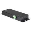 StarTech.com 4-portowy hub USB-C 10 Gb/s - metalowy przemysłowy hub USB typu C z 3xUSB-A i 1xUSB-C - ochrona przed ESD i przepięciami - host USB-C lub USB-A - samozasilany, montowalny hub USB 3.2/3.1 Gen 2