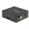 StarTech.com Konwerter VGA na RCA i S-Video - zasilanie USB, Aktywny konwerter wideo, Czarny, CE, FCC, REACH, 1920 x 1080 pikseli, 640 x 480, 1920 x 1080 pikseli, 60 Hz