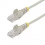 StarTech.com Kabel CAT6 1,5 m - Cienki - Bezzaczepowe złącza RJ45 - Szary