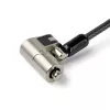 StarTech.com 2 m 3-w-1 uniwersalna linka zabezpieczająca do laptopa – kluczykowa linka zabezpieczająca do laptopa/komputera stacjonarnego zgodna ze slotami K-Slot, Nano i Wedge – stalowa linka antykradzieżowa z kluczykami