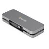 StarTech.com ~ Koncentrator USB C z 4 portami - 4x USB-A - Koncentrator USB 3.0 Type-C - USB 3.2 Gen 1 (5 Gb/s) - Zasilany z magistrali przenośny adapter koncentratora laptopa USB-C na USB-A - Kabel 11,2 cala (28,5 cm) z zarządzaniem kablami