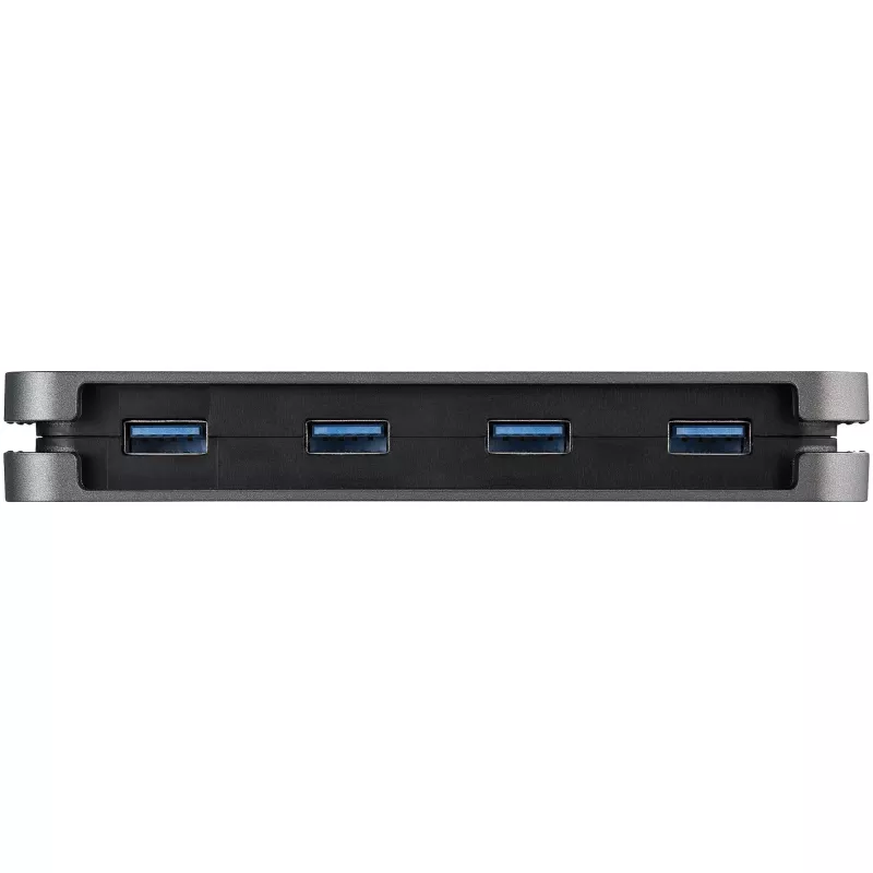 StarTech.com ~ Koncentrator USB C z 4 portami - 4x USB-A - Koncentrator USB 3.0 Type-C - USB 3.2 Gen 1 (5 Gb/s) - Zasilany z magistrali przenośny adapter koncentratora laptopa USB-C na USB-A - Kabel 11,2 cala (28,5 cm) z zarządzaniem kablami