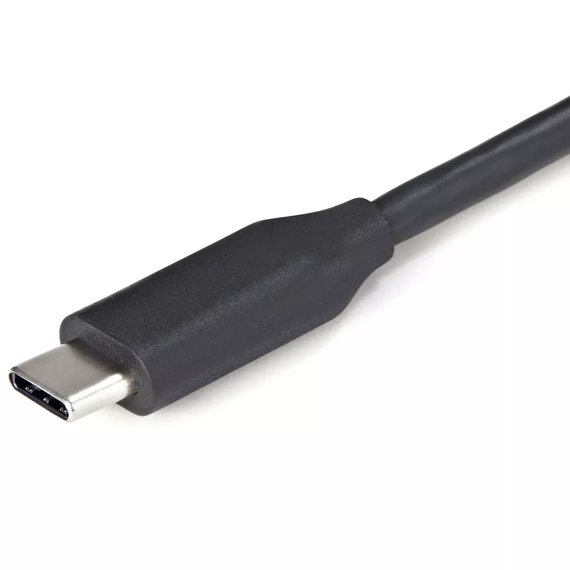 StarTech.com ~ Koncentrator USB C z 4 portami - 4x USB-A - Koncentrator USB 3.0 Type-C - USB 3.2 Gen 1 (5 Gb/s) - Zasilany z magistrali przenośny adapter koncentratora laptopa USB-C na USB-A - Kabel 11,2 cala (28,5 cm) z zarządzaniem kablami