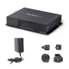 StarTech.com Kontroler ściany wideo HDMI 2x2 – Wejście wideo HDMI 2.0 4K 60 Hz na 4 wyjścia 1080p – Procesor ściany wideo do wyświetlaczy wieloekranowych – Rozdzielacz ściany wideo – Sterowanie RS232/Ethernet