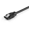 StarTech.com 0,3 m Okrągły kabel SATA, 0,3 m, SATA III, SATA 7-pin, SATA 7-pin, Męski/Męski, Czarny