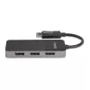 StarTech.com 3 Port Multi Monitor Adapter - DisplayPort 1.4 do 3x 4K DisplayPort Video Splitter - Podwójny lub Potrójny 4K - Hub MST DisplayPort do Laptopa/Komputera dla Wielu Monitorów - Tylko dla PC z Windows