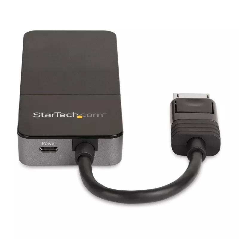 StarTech.com 3 Port Multi Monitor Adapter - DisplayPort 1.4 do 3x 4K DisplayPort Video Splitter - Podwójny lub Potrójny 4K - Hub MST DisplayPort do Laptopa/Komputera dla Wielu Monitorów - Tylko dla PC z Windows