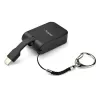 StarTech.com Kompaktowy adapter USB C na HDMI - Konwerter wideo USB Type-C na HDMI 4K 30 Hz z kółkiem do breloczka - Klucz sprzętowy USB-C DP Alt Mode na monitor HDMI - Kompatybilny z Thunderbolt 3