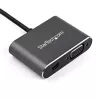 StarTech.com Wieloportowy adapter wideo USB C - USB-C na Mini DisplayPort 1.2 4K 60 Hz lub monitor VGA 1080p - Adapter USB Type-C 2-w-1 MDP HBR2 HDR/VGA - Kompatybilny z TB3