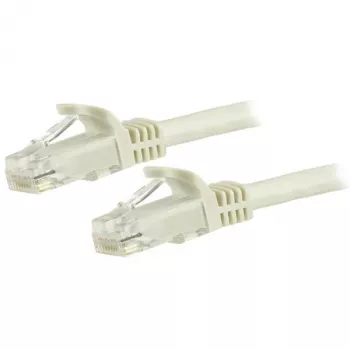 StarTech.com 7.5m CAT6 Ethernet kabel - biały CAT 6 Gigabit Ethernet Wire -250MHz 100W PoE RJ45 UTP sieciowy/Patch Cord Snagless w/Strain Relief Individually Tested