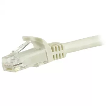 Kabel Ethernet StarTech.com 1,5 m CAT6 - Biały przewód Gigabit Ethernet CAT 6 - 250 MHz 100 W PoE RJ45 UTP kabel sieciowy/krosowy bez zaczepów z odciążeniem, indywidualnie testowany