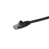 StarTech.com Kabel Ethernet 1,5 m CAT6 - Czarny przewód CAT 6 Gigabit Ethernet - 250 MHz 100 W PoE RJ45 UTP kabel sieciowy/krosowy bez zaczepów z odciążeniem, indywidualnie testowany