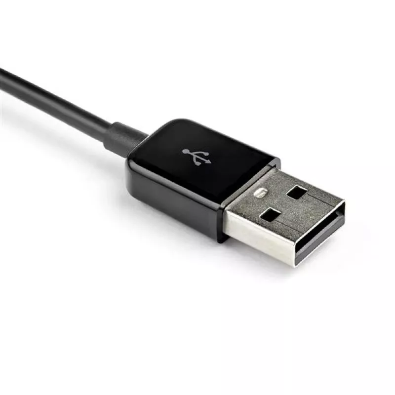 StarTech.com 2m Kabel konwertera VGA na HDMI z obsługą dźwięku USB i zasilaniem – analogowo-cyfrowy adapter kablowya wideo do podłączenia komputera PC z VGA do wyświetlacza HDMI – 1080p kabel monitorowy męski-męski