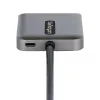 StarTech.com DP do Dual HDMI MST HUB - Podwójne HDMI 4K 60Hz - Adapter DisplayPort do wielu monitorów z kablem 1ft / 30cm - Hub DP 1.4 Multi Stream Transport, DSC | HBR3 - Rozdzielacz DP do HDMI