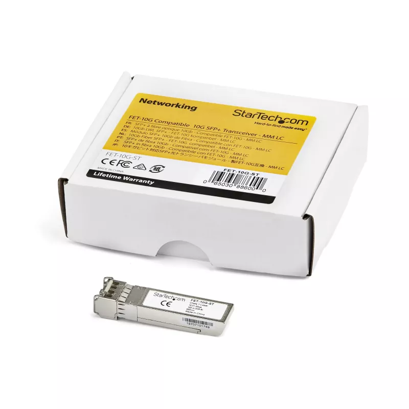 StarTech.com Cisco FET-10G Kompatybilny moduł SFP+ - 10GBASE-USR - 10GbE wielomodowy światłowód MMF transceiver optyczny - 10GE Gigabit Ethernet SFP+ - LC 300m - 850nm - DDM Cisco Nexus 2000