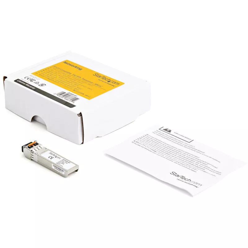 StarTech.com HPE J9152D Kompatybilny SFP+ Module - 10GBASE-LRM - 10GbE Multi Mode Fiber Optic transceiver - 10GE Gigabit Ethernet SFP+ - LC 200m - 1310nm - DDM HPE 1850, 2540, 2930M