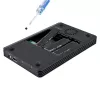 StarTech.com 4-zatokowa obudowa Thunderbolt 3 NVMe, dla dysków SSD M.2 NVMe, 1x wideo DisplayPort/ 2x porty downstream TB3, 40Gbps, zasilacz 72W, zewnętrzna obudowa dysku twardego