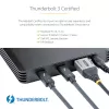 StarTech.com 4-zatokowa obudowa Thunderbolt 3 NVMe, dla dysków SSD M.2 NVMe, 1x wideo DisplayPort/ 2x porty downstream TB3, 40Gbps, zasilacz 72W, zewnętrzna obudowa dysku twardego