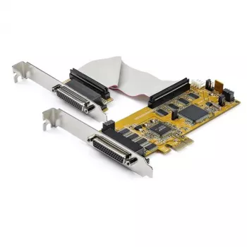 StarTech.com 8-Port PCI Express RS232 Serial Adapter Card, PCIe RS232 Serial Card, 16C1050 UART, Low Profile Serial DB9 kontroler/Expansion Card, 15kV ESD Protection, Windows Only - TAA
