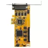 StarTech.com 8-Port PCI Express RS232 Serial Adapter Card, PCIe RS232 Serial Card, 16C1050 UART, Low Profile Serial DB9 kontroler/Expansion Card, 15kV ESD Protection, Windows Only - TAA