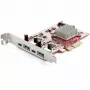 StarTech.com 4-portowa karta USB PCIe - 10Gbps karta rozszerzeń USB PCI Express z 2 kontrolerami - 2x porty USB-C i 2x porty USB-A (USB 3.2/3.1 Gen 2) - Karta USB/USB-C PCI-e - Pełny profil