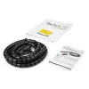 StarTech.com 2.5 m (8,2 stopy) osłona do zarządzania kablami - spiralna - średnica 25 mm (1 cal)