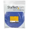 StarTech.com rolka 15,24 m rzepu – przycinane na wymiar opaski zaciskowe wielokrotnego użytku – przemysłowa taśma do spinania przewodów w zestawach / regulowane opaski materiałowe niebieskie / samozaciskowe paski do zarządzania kablami wielokrotnego użytku