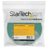 StarTech.com 25ft rolka rzepowa - przycinane na wymiar opaski kablowe wielokrotnego użytku - taśma przemysłowa do wiązania przewodów / regulowane opaski tekstylne zielone / wielokrotne samochwytne paski do zarządzania kablami