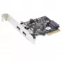 Karta PCIe USB 2-portowa StarTech.com z przepustowością 10 Gb/s na port - Karta rozszerzeń USB 3.1/3.2 Gen 2 Typ-A PCI Express 3.0 x2 z kontrolerem hosta - Karta adaptera rozszerzającego - Pełny/Niski profil - Windows i Linux