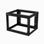 StarTech.com 6U 19-calowa szafa rack do montażu na ścianie, głębokość 19 cali, 2-słupkowa, otwarta rama do serwerowni, sprzętu danych/AV/IT/komunikacyjnego/komputerowego/patch paneli, z nakrętkami klatkowymi/śrubami, haczykiem/pętlą - Cisco 2960