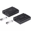 StarTech.com 4K HDMI przedłużacz KVM po światłowodzie - Zdalne przedłużenie przełącznika/konsoli KVM z wideo HDMI i USB - do 984 stóp/300 m (wielomodowy) - 2x moduły 10G MMF SFP+ - Zestaw przedłużacza KVM (TX/RX)
