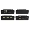 StarTech.com 4K HDMI przedłużacz KVM po światłowodzie - Zdalne przedłużenie przełącznika/konsoli KVM z wideo HDMI i USB - do 984 stóp/300 m (wielomodowy) - 2x moduły 10G MMF SFP+ - Zestaw przedłużacza KVM (TX/RX)