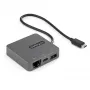 StarTech.com USB-C Multiport Adapter - USB 3.1 Gen 2 Type-C Mini Dock - USB-C do 4K HDMI lub 1080p VGA - 10 Gb/s USB-A USB-C, GbE - Przenośna stacja dokująca do laptopa - Współpracuje z Thunderbolt 3