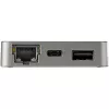 StarTech.com USB-C Multiport Adapter - USB 3.1 Gen 2 Type-C Mini Dock - USB-C do 4K HDMI lub 1080p VGA - 10 Gb/s USB-A USB-C, GbE - Przenośna stacja dokująca do laptopa - Współpracuje z Thunderbolt 3