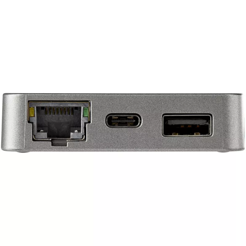 StarTech.com USB-C Multiport Adapter - USB 3.1 Gen 2 Type-C Mini Dock - USB-C do 4K HDMI lub 1080p VGA - 10 Gb/s USB-A USB-C, GbE - Przenośna stacja dokująca do laptopa - Współpracuje z Thunderbolt 3