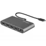 StarTech.com Mini stacja dokująca Thunderbolt z obsługą dwóch monitorów, 4K 60 Hz HDMI, bezsterownikowy hub dla Windows i Mac, Gigabit Ethernet, 1x USB 5 Gb/s i 1x USB 2.0, kabel 11 cali (28 cm)