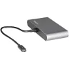 StarTech.com Mini stacja dokująca Thunderbolt z obsługą dwóch monitorów, 4K 60 Hz HDMI, bezsterownikowy hub dla Windows i Mac, Gigabit Ethernet, 1x USB 5 Gb/s i 1x USB 2.0, kabel 11 cali (28 cm)