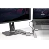 StarTech.com Mini stacja dokująca Thunderbolt z obsługą dwóch monitorów, 4K 60 Hz HDMI, bezsterownikowy hub dla Windows i Mac, Gigabit Ethernet, 1x USB 5 Gb/s i 1x USB 2.0, kabel 11 cali (28 cm)