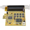 StarTech.com 8-portowa karta rozszerzeń PCI Express RS232, karta szeregowa PCIe RS232, układ UART 16C1050, wieloportowy kontroler szeregowy DB9/karta rozszerzeń, ochrona ESD 15 kV, tylko Windows – TAA