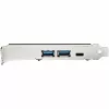 StarTech.com 5-Port USB PCIe Card - 10Gbps USB 3.1 Gen 2 PCIe Card w/ 1x USB-C & 2x USB-A - 1x 2 Port IDC (Internal 5Gbps USB Header Expansion) - USB C PCI Express kontroler Card