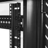 StarTech.com 4-słupkowa szafa rack 32U, zamykana na klucz szafa rack 19 cali na sprzęt komputerowy / AV / IT, szafa sieciowa do biura / domu z kółkami i regulowanymi szynami montażowymi