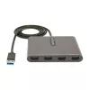 StarTech.com USB 3.0 do Quad HDMI Adapter, USB do 4x HDMI Konwerter Monitora dla Windows (brak wsparcia dla macOS/ChromeOS/Linux) - TAA