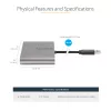 StarTech.com USB 3.0 do Quad HDMI Adapter, USB do 4x HDMI Konwerter Monitora dla Windows (brak wsparcia dla macOS/ChromeOS/Linux) - TAA