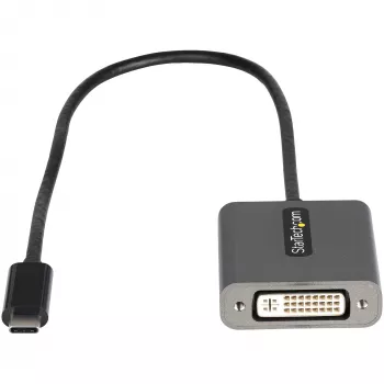 StarTech.com Adapter USB-C na DVI - 1920x1200p USB-C na DVI-D Adapter Dongle - USB Type C na DVI Wyświetlacz/Monitor - Konwerter wideo - Kompatybilny z Thunderbolt 3 - Dołączony kabel o długości 12 cali - Ulepszona wersja CDP2DVI