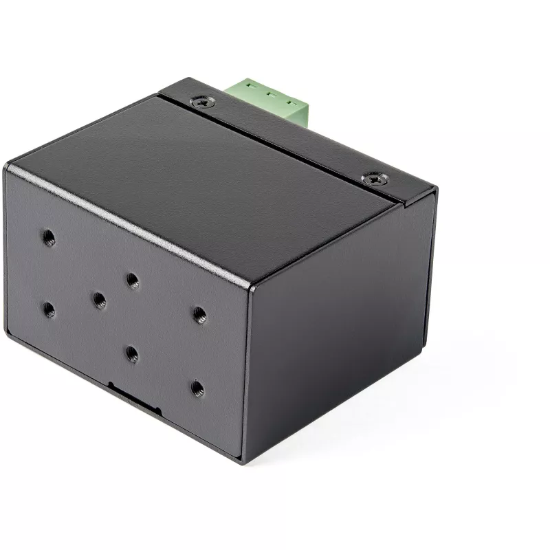 StarTech.com PoE+ Przemysłowy konwerter mediów światłowodowych na Ethernet 30W - SFP na RJ45 - Jednomodowy/Wielomodowy światłowód na miedź Gigabit Ethernet - Mini/Kompaktowy rozmiar - IP-30/ -40 do +75°C
