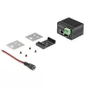 StarTech.com PoE+ Przemysłowy konwerter mediów światłowodowych na Ethernet 30W - SFP na RJ45 - Jednomodowy/Wielomodowy światłowód na miedź Gigabit Ethernet - Mini/Kompaktowy rozmiar - IP-30/ -40 do +75°C